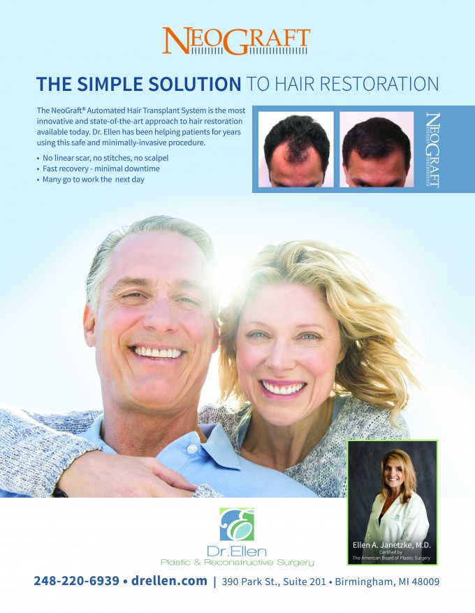 Ellen - NeoGraft Eblast & Print Ad 2.18.15